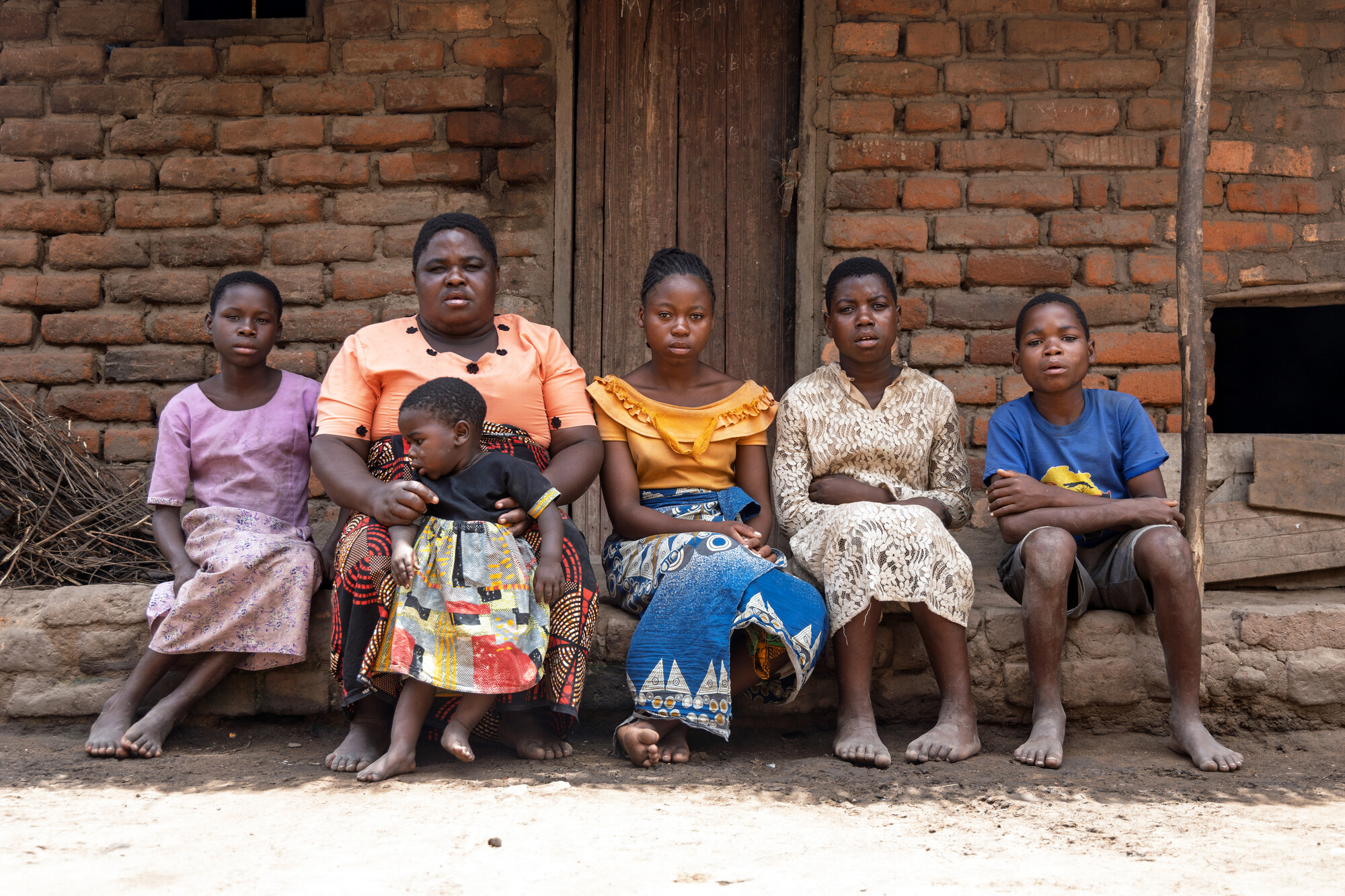 Una familia en primera línea de la crisis climática en Malawi