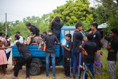 Teatro callejero por la igualdad de género