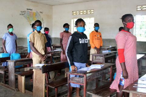 Apoyando la vuelta al cole en Guinea