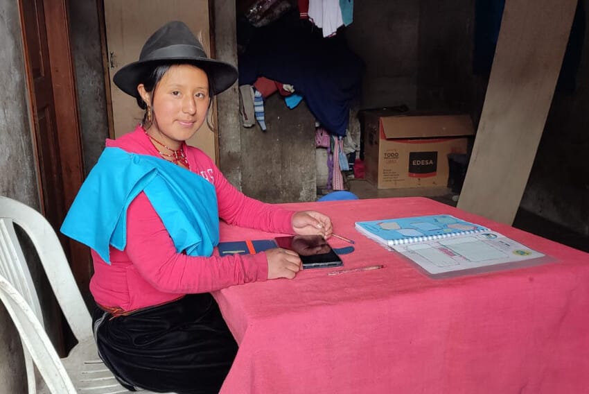 Fortaleciendo los derechos de las niñas indígenas en Ecuador