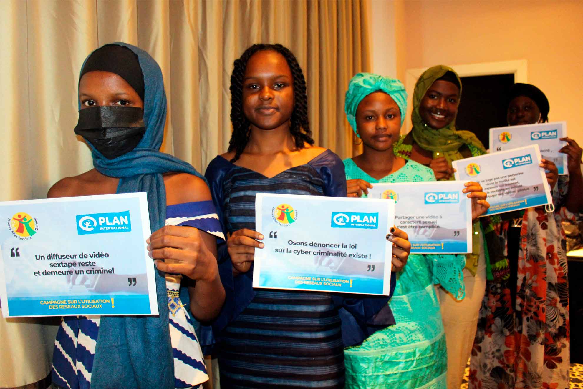 Redes sociales seguras para niñas en Guinea