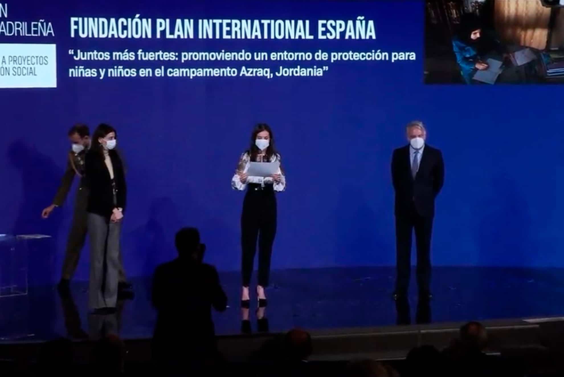 Plan International recibe un reconocimiento por su trabajo en los campamentos de refugiados en Jordania