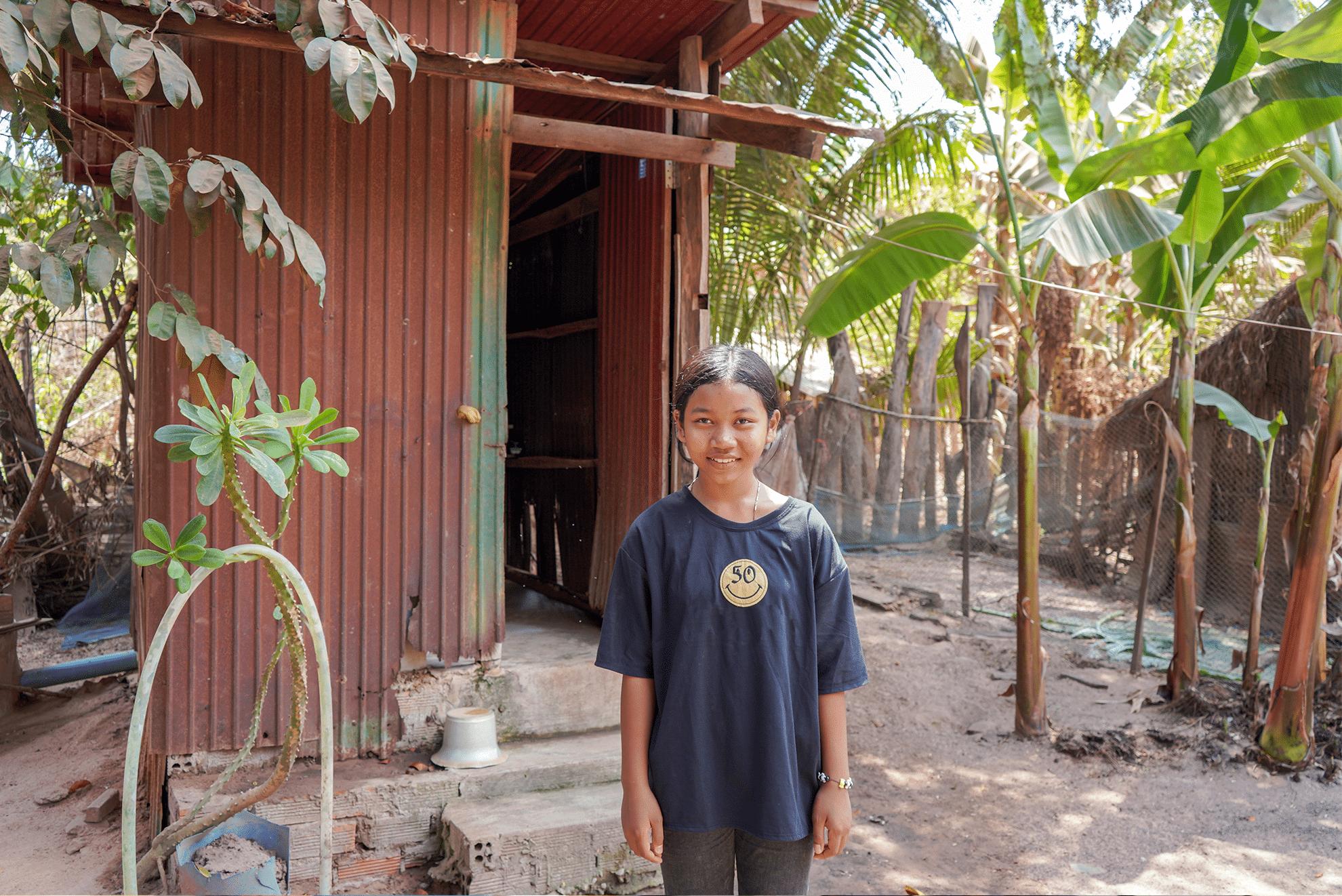 El acceso al saneamiento garantiza un comienzo saludable para la infancia en las zonas rurales de Camboya