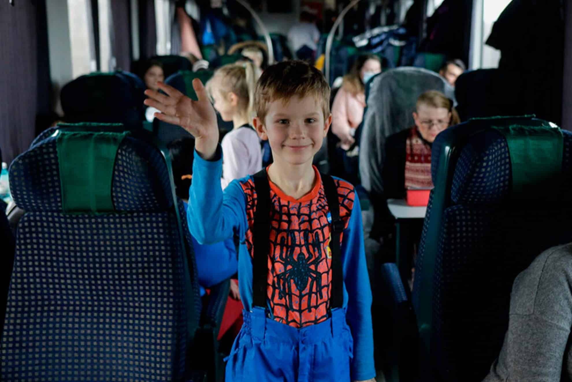 “Mi hijo entiende que estamos en guerra, pero no se da cuenta de qué está pasando exactamente”