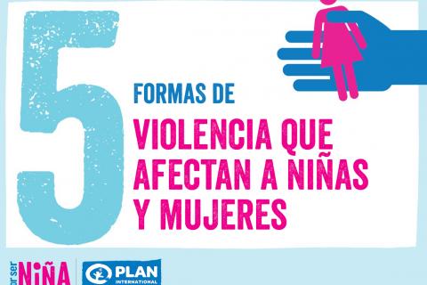 5 formas de violencia que afectan a niñas y mujeres
